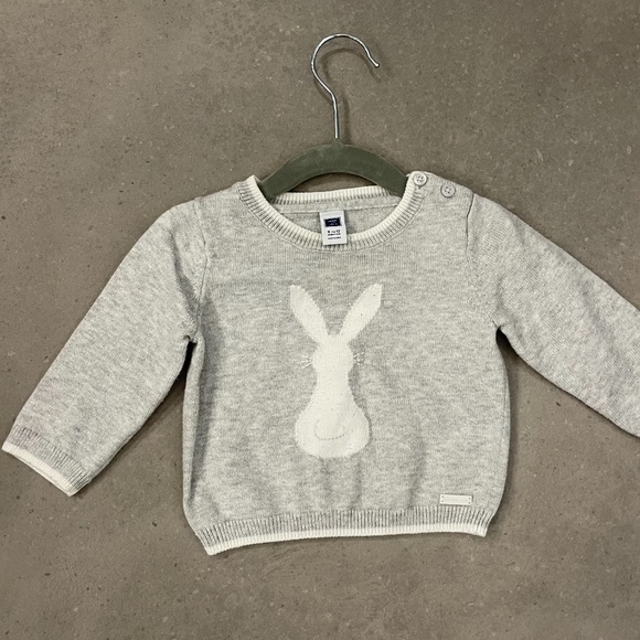 Janie and Jack Bunny Sweater - Size 6-12 Months - Picture 1 of 1